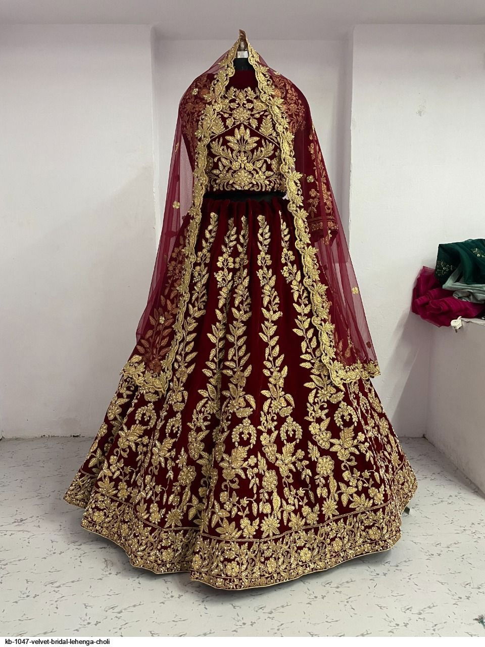 Kb 1047 Heavy Bridal Wedding Wear Wholesale Lehenga Collection